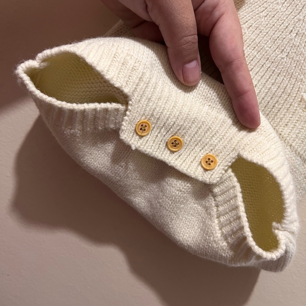 Knit baby romper 68/24M 🍄 - Picture 6 of 7